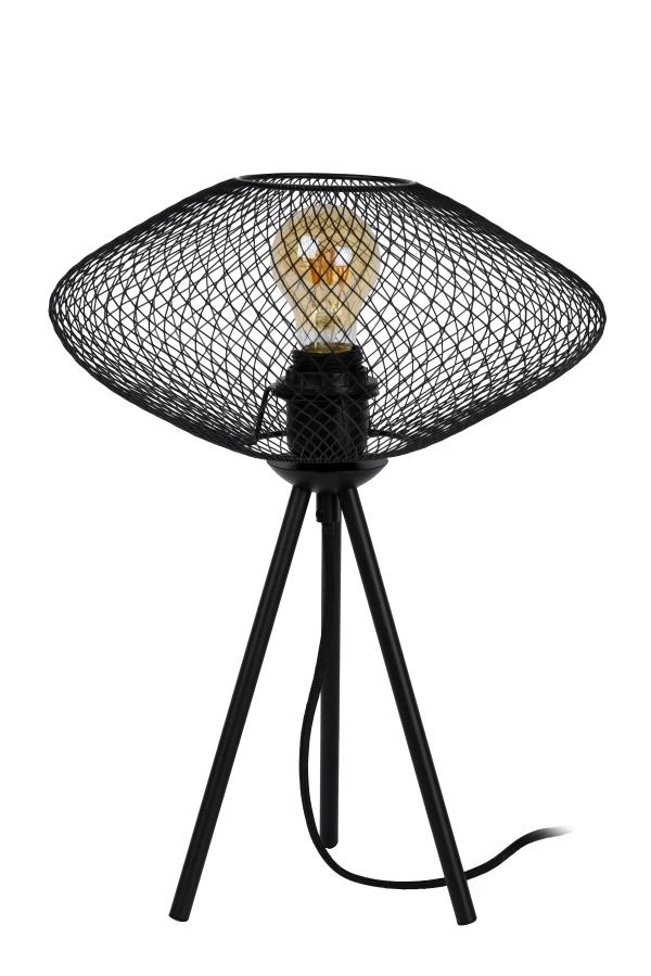 Lucide MESH - Lampe de table - Ø 30 cm - 1xE27 - Noir - éteint